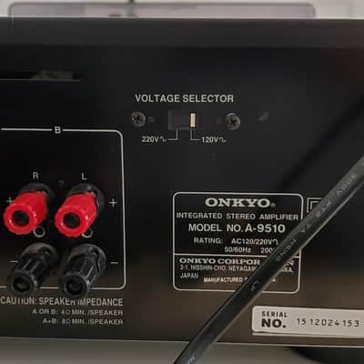 Vintage Stereo Integrated Amplifier Onkyo A-9510 image 6