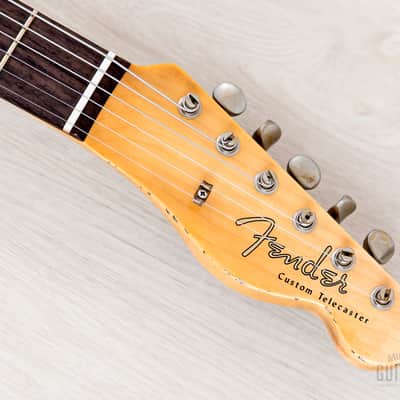 Fender Custom Shop 1963 Telecaster Custom Relic Sherwood Green w/ Twisted Tele, Seymour Duncan Little '59 image 4
