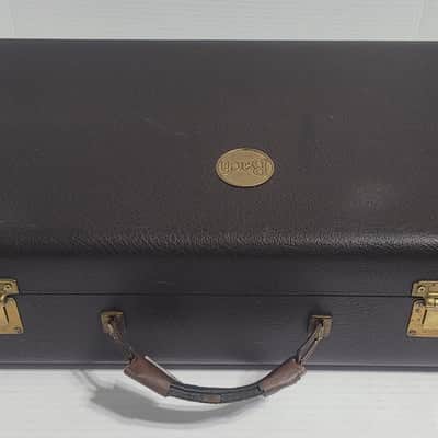 Martin IMPERIAL , TRUMPET W double Reverse LP tuning slide , 2 Mouthpieces and Hard case 1952 - Clear Lacquer image 25