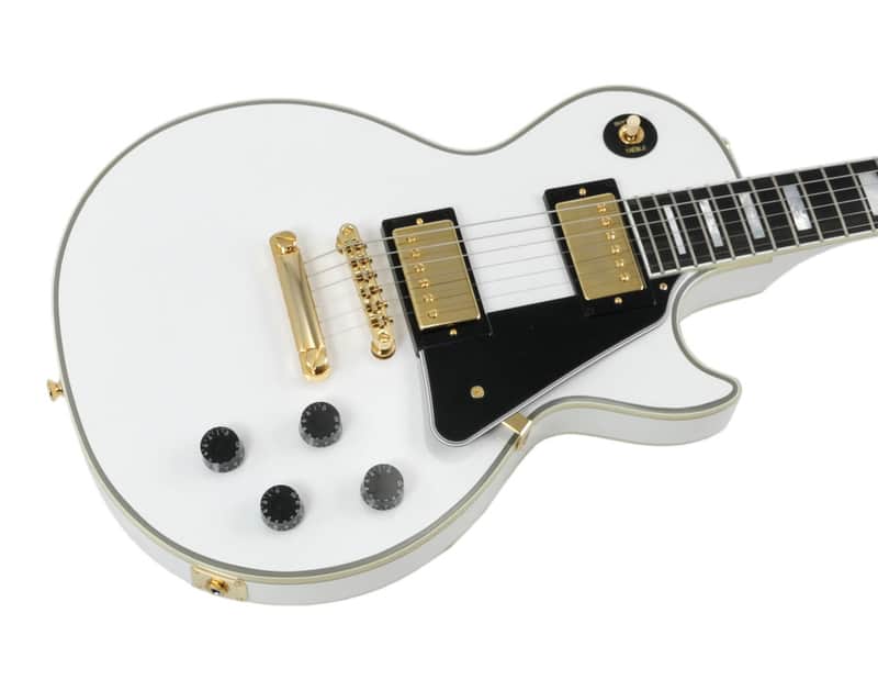 Epiphone Inspired By Gibson Custom Les Paul Custom Alpine White image 1