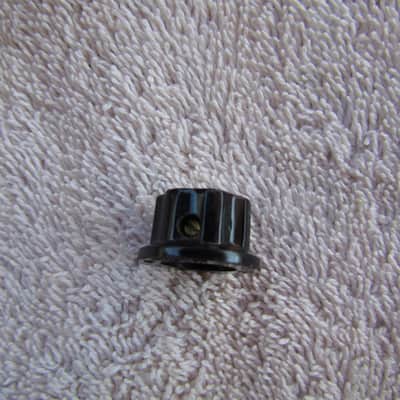Boss Effects Pedal Knob With Set Screw Vintage Black With Silver Insert For MIJ Bass Pedals Cool Vintage Boss Effects Pedal Knob Clean image 3