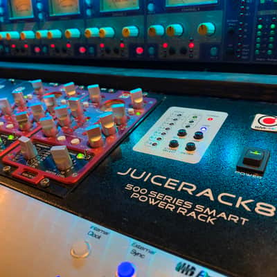SM Pro Audio Juicerack 8 500 Series power rack. With Multiband compressors and preamp module. image 1