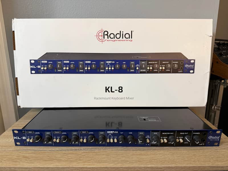 Radial KL-8 8-Channel Line Mixer 2019 - Present - Blue image 1