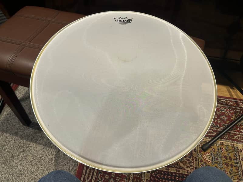 Remo Silentstroke Bass Drum Head 20" 2010s - White image 1