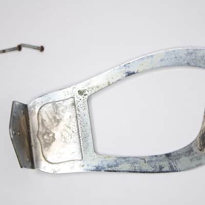 Vintage 1967-68  Hagstrom Viking Tailpiece w/ Screws image 3