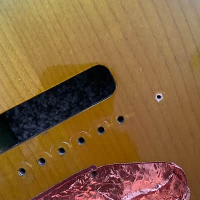 Warmoth Guitar Body Dragonburst Strat Style image 4