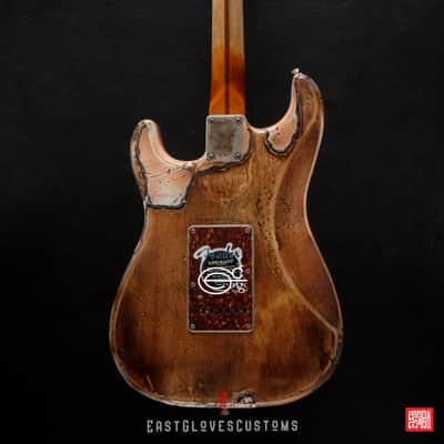 Fender Stratocaster 60th Anniversary Shell Pink Heavy Aged Relic by East Gloves Customs image 2