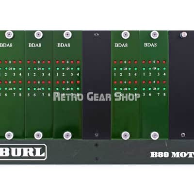Burl B80 Mothership BMB1 x3 BDA8 cards 24-DA AD/DA Converter Interface image 3