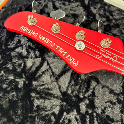 Mike Lull Jeff Ament Signature JAXT4 2015 Pearl Jam Satin Cardinal Red image 2