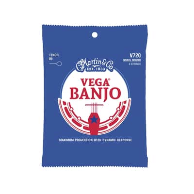 Martin & Co. V720 Vega Banjo Strings Tenor Nickel Wound image 1
