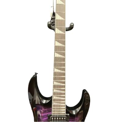 Jackson JS Series JS32Q DKA Dinky Archtop with Amaranth Fretboard 2020 - Present - Transparent Purple Burst image 3