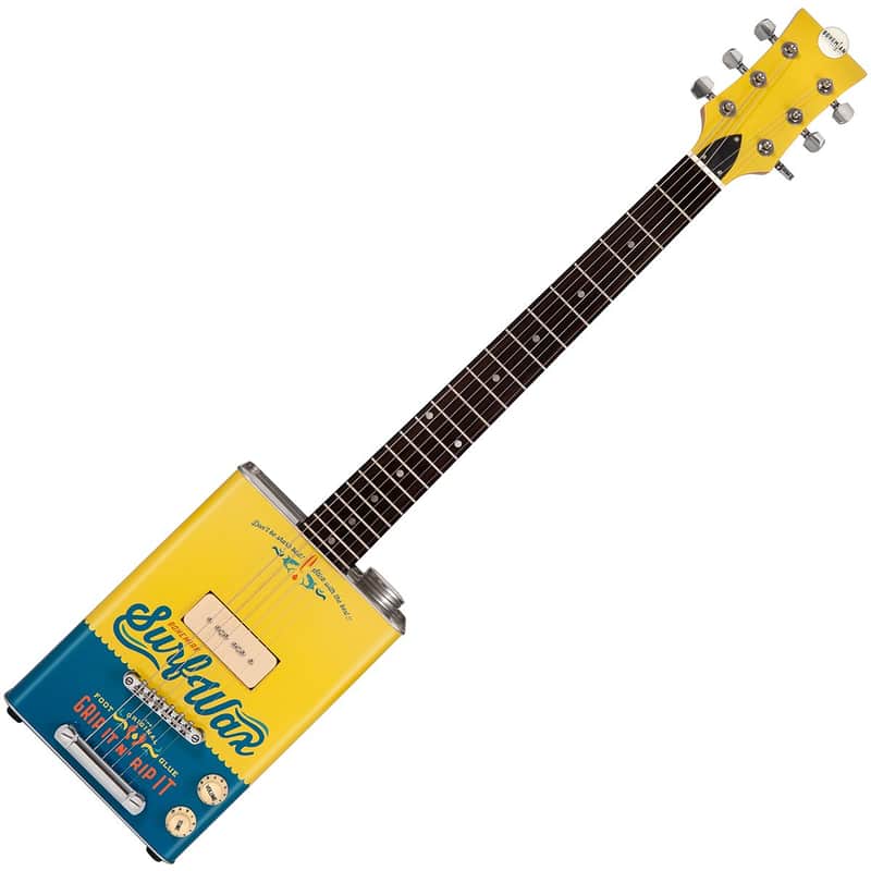 Bohemian Oil Can Electric Guitar ~ P90 ~ Surf Wax BG25SW image 1