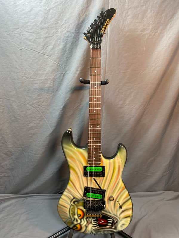 Kramer Baretta 1985 Custom Lion Airbrush image 1