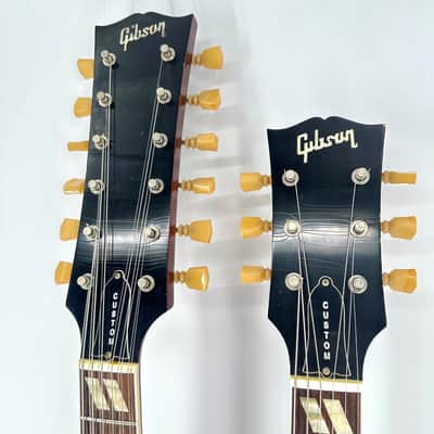 Gibson Custom Jimmy Page 1969 EDS-1275 Doubleneck Collector’s Edition Aged, Played & Signed - Cherry image 7