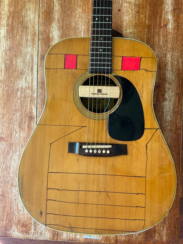 Favilla 70s Aquila S-150 Acoustic Guitar MIJ w/ Seymour Duncan Woody pickup image 1