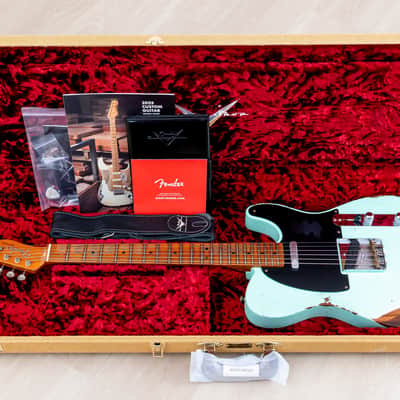 2023 Fender Custom Shop ‘52 Telecaster Roasted Heavy Relic Surf Green w/ Streamlined U Neck image 20