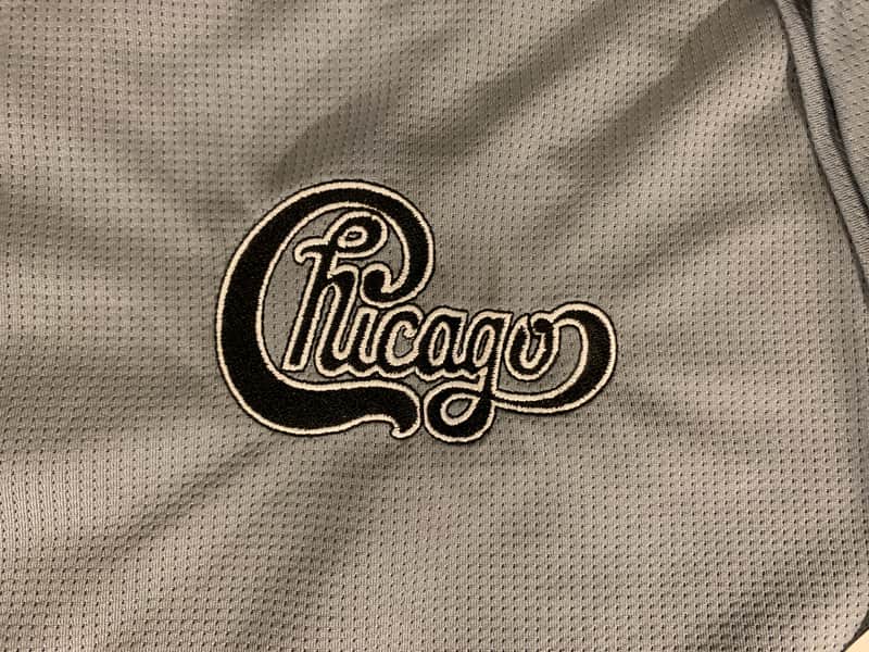 Rare Russell Team Issue “Chicago” Band Logo Promotional Golf Outing Shirt - LG image 1