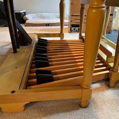 Hammond B3 Organ BLONDE with Leslie 22H Speaker 1959 Matching Set Pristine image 16
