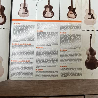 Circa 1963 Fender Dealer Letter and Regal Catalog Rare Collector Vintage Pre CBS image 6