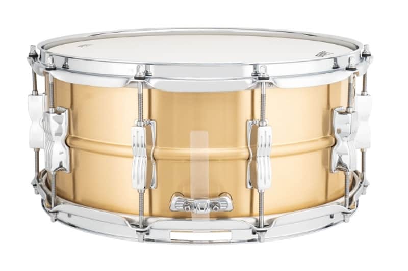 Ludwig LZ654BM Acro Bronze 6.5x14" 10-Lug Snare Drum with P86C Strainer image 3