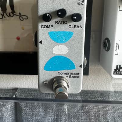 Pogo Pedals SBC-1 Compressor + Boost 2021 - Silver / Blue image 1