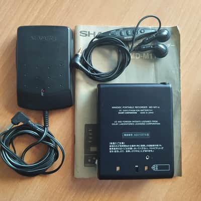 Sharp M11 portable mini disc player black image 6