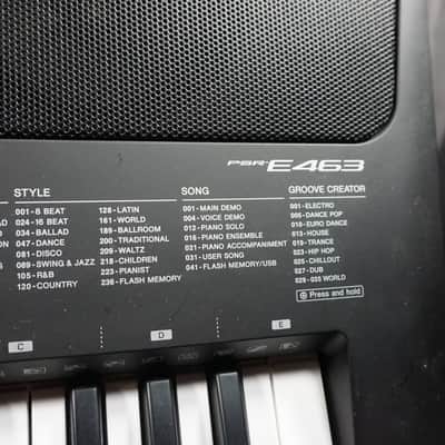 Yamaha PSR-E463 61-Key Touch-Sensitive Portable Keyboard image 2