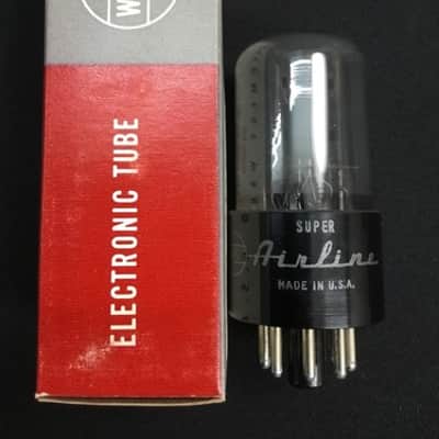 NOS WARDS (RCA) 12SL7GT Black Plates AUDIO PREAMP VACUUM TUBE Tested E.1390-D image 1