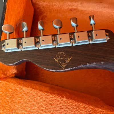 Fender Custom Shop John Cruz Masterbuilt '64 Telecaster Relic Chocolate 3 Tone Sunburst image 7