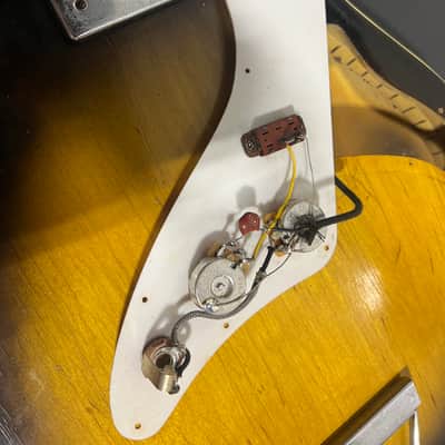 Airline 7206 Sunburst 1963 Harmony H-45 Stratotone Vintage Made in USA w/ Bag image 24