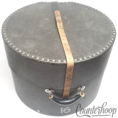 Leedy 18x12-14"Bass Drum/Marching Tom Hard Shell Drum Case Vintage 40s Fiber USA image 1