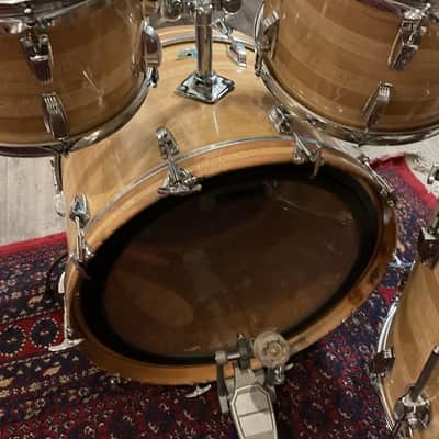 Ludwig  Big Beat 1970’s - Butcher Block 4 Piece image 6