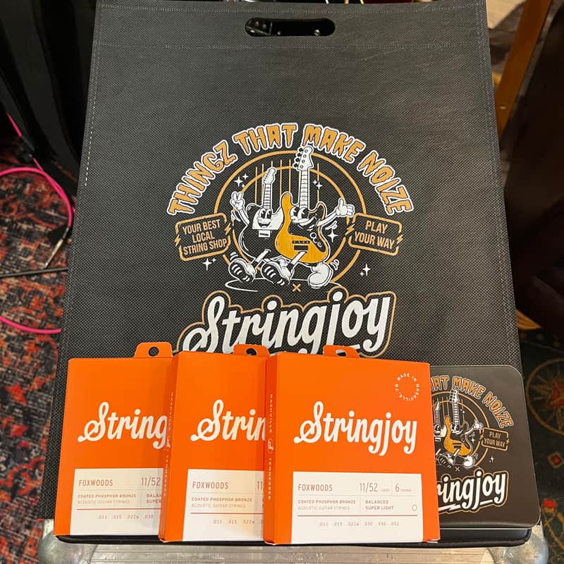 Stringjoy Foxwoods 11-52 Balanced Coated Phosphor Bronze Acoustic Strings image 1
