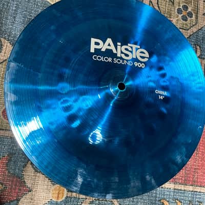 Paiste 14 Inches Color Sound 900 Blue China Cymbal *OPEN BOX* image 7