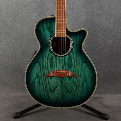 Crafter FX-550EQ Electro Acoustic - Green Burst - 2nd Hand image 3