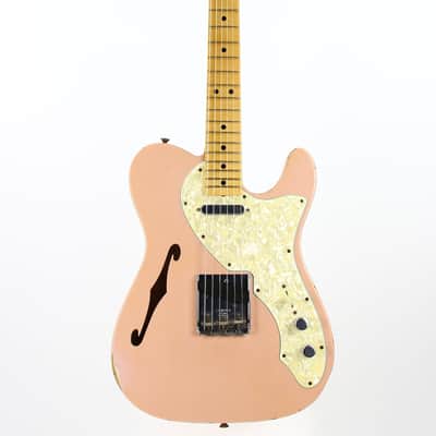 2011 Fender DALE WILSON Custom Shop Masterbuilt 60's Telecaster Thinline Relic - Shell Pink, Abby Ybarra Pups! image 6