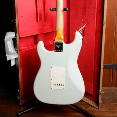 Fender Custom Shop 1959 Stratocaster Journeyman Relic Super Faded Aged Sonic Blue image 13