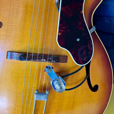 1961 Epiphone Triumph Archtop Guitar with DeArmond FHC Pickup image 2