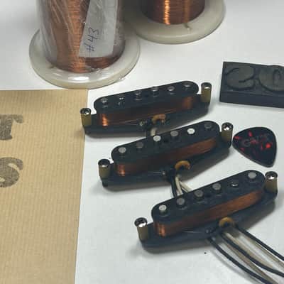 General Vintage Tone NOS pickup set for Stratocaster ®️ 1962 specs Vintage Heavy Formvar Corona Wire INC, New York 70s image 1