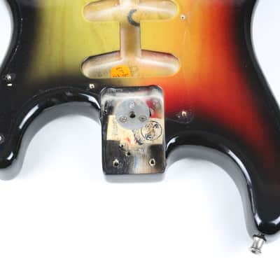 1978 Vintage Fender Stratocaster Sunburst 3-Bolt Hardtail BODY 4.9 lbs STRAT USA 1970s image 10