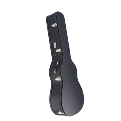 Fender California Vintage Malibu with Case, Gold Pickguard, Matching Headstock, Black (RC1) (03825) image 7