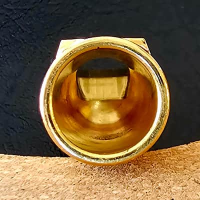 SR Technologies Pro Alto Saxophone Mouthpiece - Gold Plated image 6