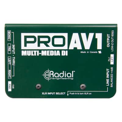 Radial Pro-AV1 Multi Media Passive DI Box - DI Box imagen 4