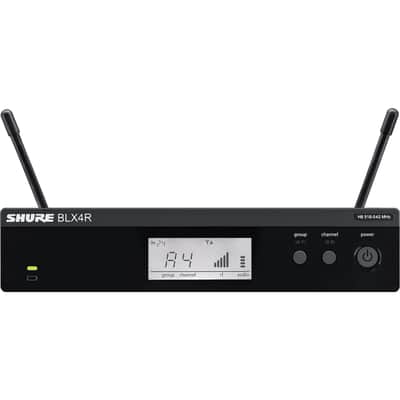 Shure Rackmount BLX4 Wireless Receiver for BLX Wireless System, Band J11 image 1