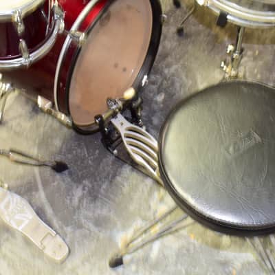 Tama Stagestar 5-Piece Drum Set, Wine Red with Hardware & Cymbals image 8