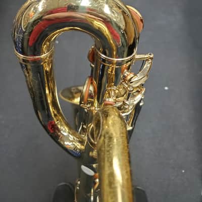 King Super 20 Bari Sax 1960 - Lacquered Brass image 4