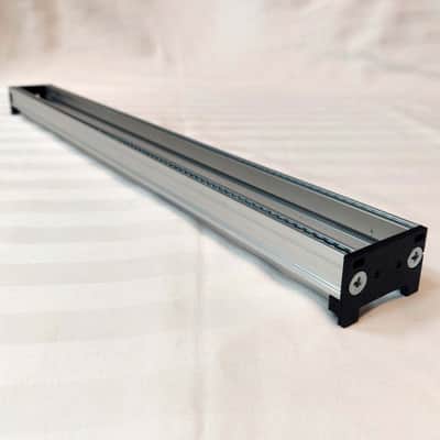 Intellijel 1U 56HP Eurorack Rails Kit with Brackets & Threaded Inserts (Black / Silver) image 6