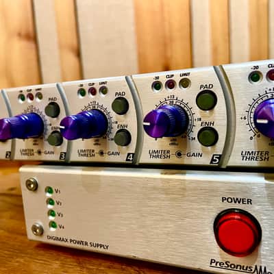 PreSonus Digimax 48kHz 8-Channel Mic Preamp 2000s - Silver image 6