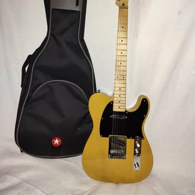 Squier Telecaster Maple Fretboard with Gig Bag + Pedal + mic + strap + strings image 3