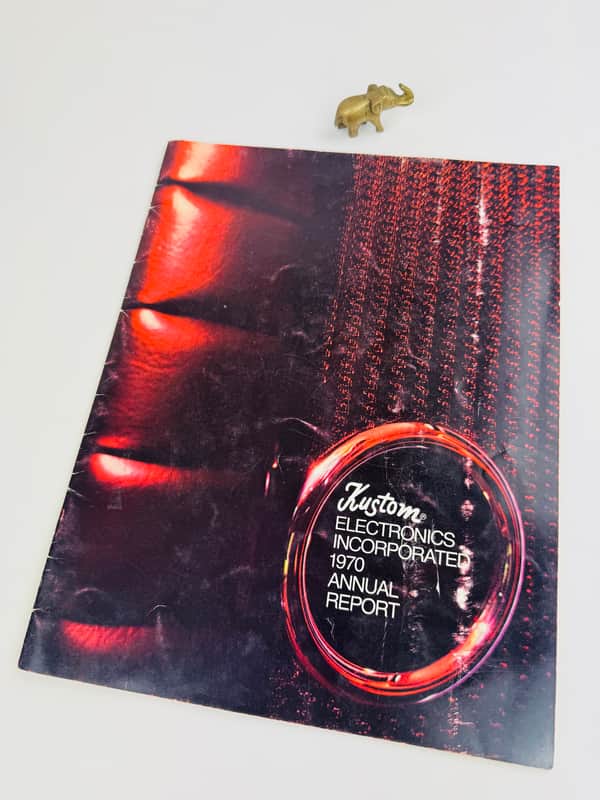 Kustom Electronics Annual Report 1970 Bild 1